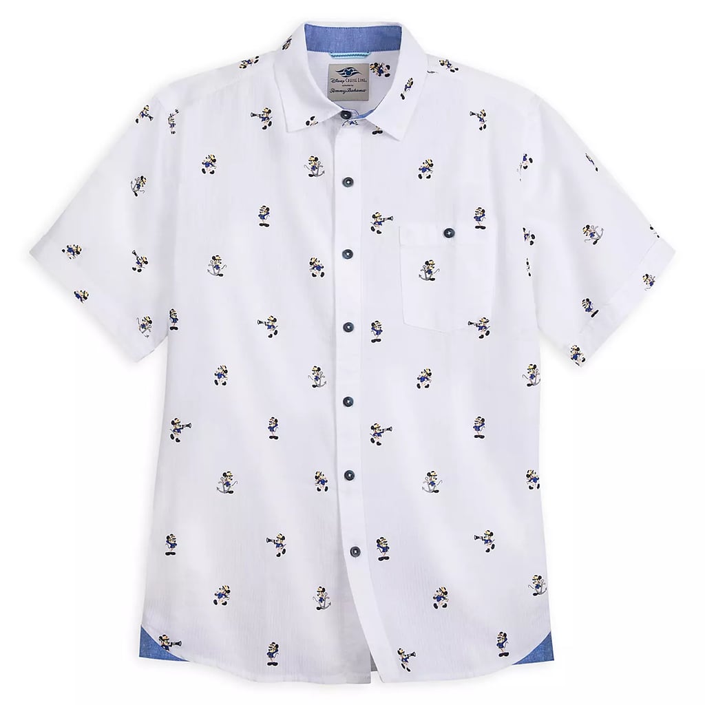 Captain Mickey Mouse Woven Shirt For Men by Tommy Bahama