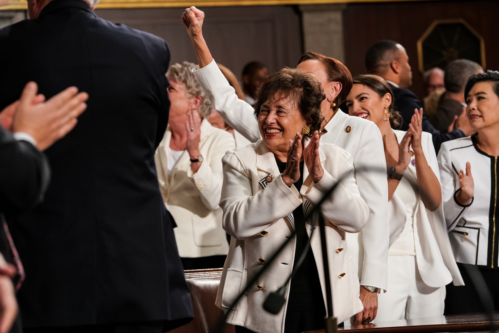 Aoc white hotsell cape blazer