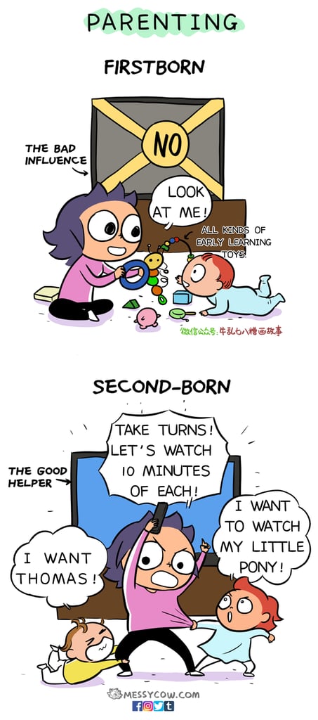 Comic About Raising Your Second Kid