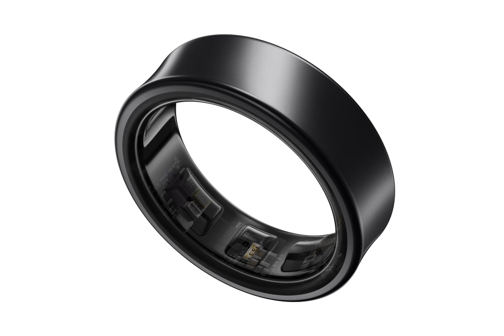 Samsung Galaxy Ring ($300, originally $400)
Fitness ring trackers are a lot more lightweight and functional for a Pilates session, especially when you find one that's scratch-resistant, comfortable, and slim. After all, you're using weights, loop bands, balls, and other accessories during class, never mind attaching springs if you're on a reformer, and you don't want your device getting in the way. Samsung Galaxy Ring is our optimal pick for tracking your heart rate and determining just how strenuous your time on the reformer or mat was — with minimal intrusion to your routine.
After class or your at-home Pilates session, just connect to the Samsung Health app to check out your metrics and understand what you need for your body to recover before you slip on those grip socks again.