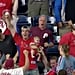 Dad Catches Home Run Baseball While Holding Baby