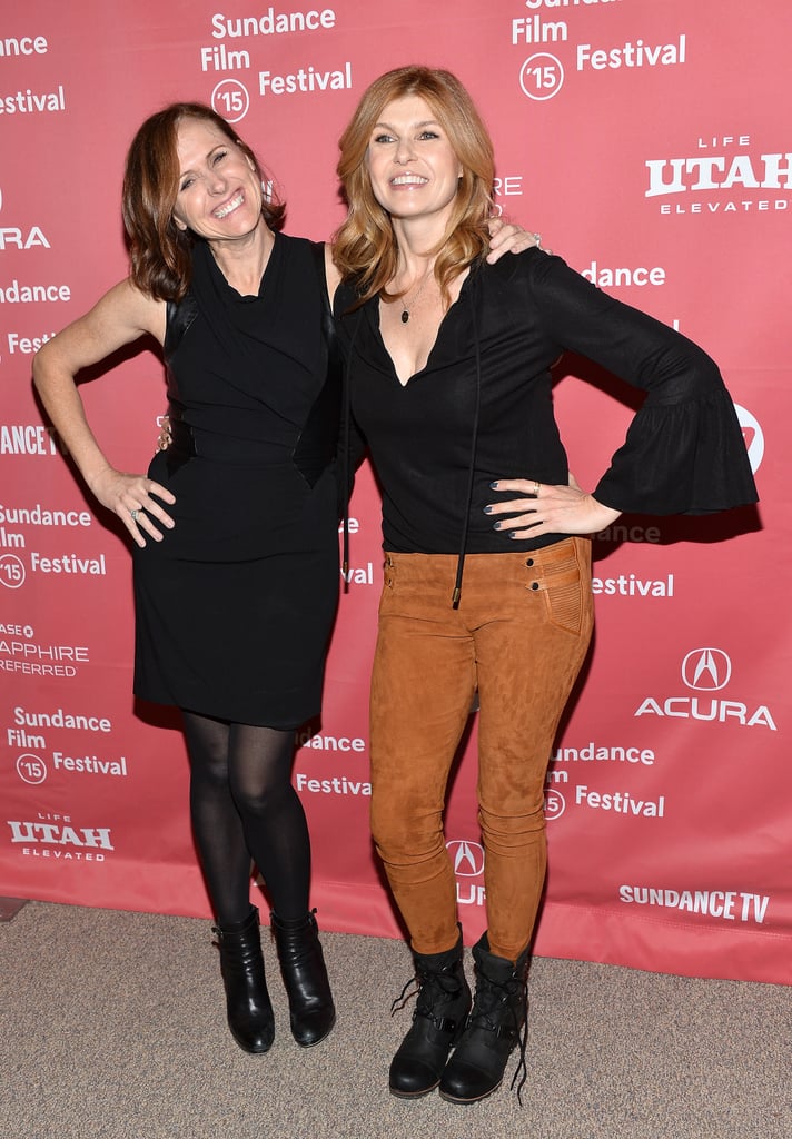 Molly Shannon and Connie Britton were all smiles on the carpet.