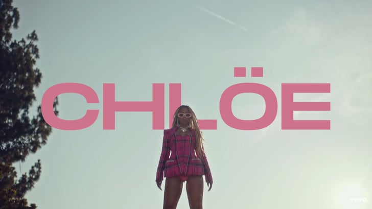 Chloe Bailey's Pink Plaid Area Blazer in "Have Mercy" Video