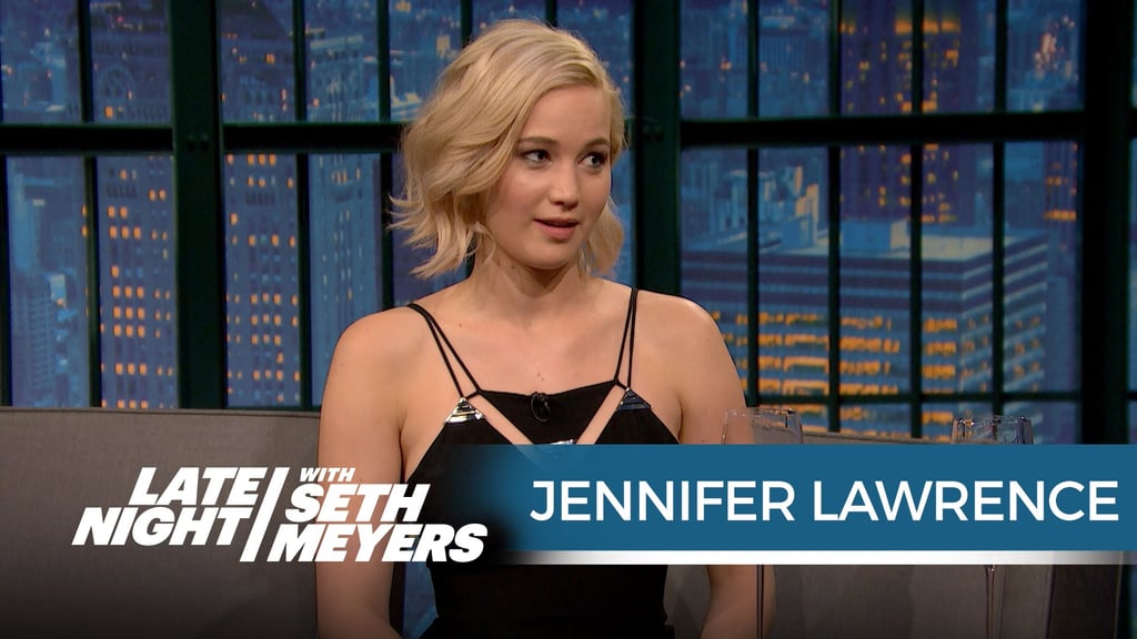 Jennifer Lawrence and Seth Meyers