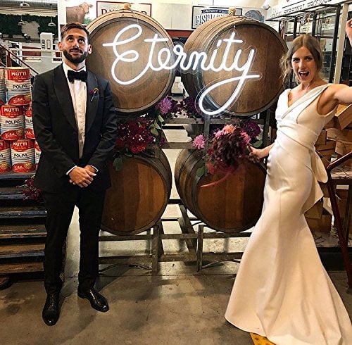 Eternity Neon LED Wedding Sign