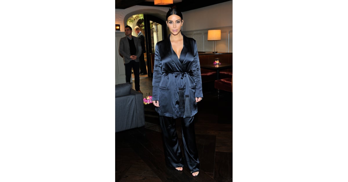 Kim Kardashian How to Wear Pajamas During the Day POPSUGAR Fashion