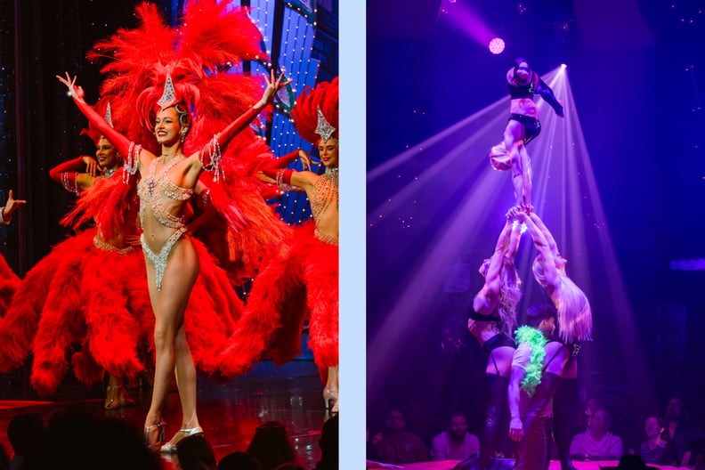 The actual life of a showgirl, fitness routine of a showgirl.