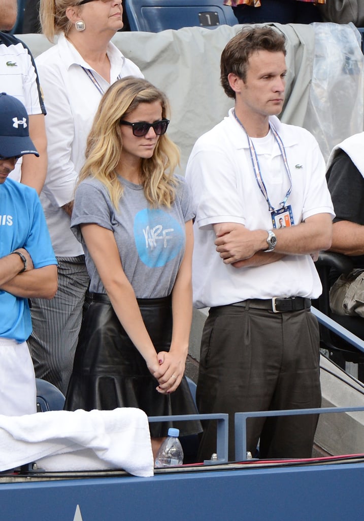 Brooklyn Decker Andy Roddick Crying US Open Loss Brooklyn Decker Andy Roddick Crying US Open Loss