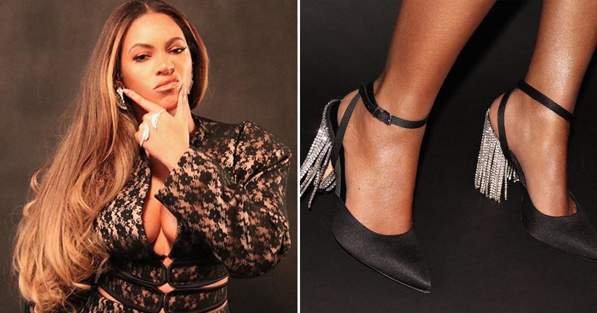 Beyonc s Fringe Area Heels Will Stop You in Your Tracks