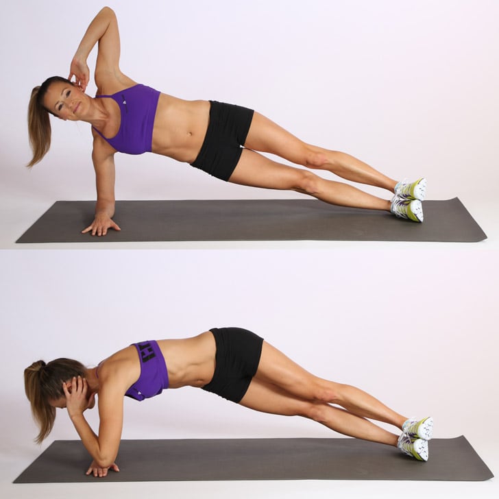 Elbow Plank With a Twist