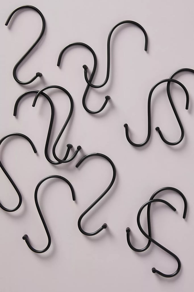 Anthropologie Laylah Shower Rings, Set of 12