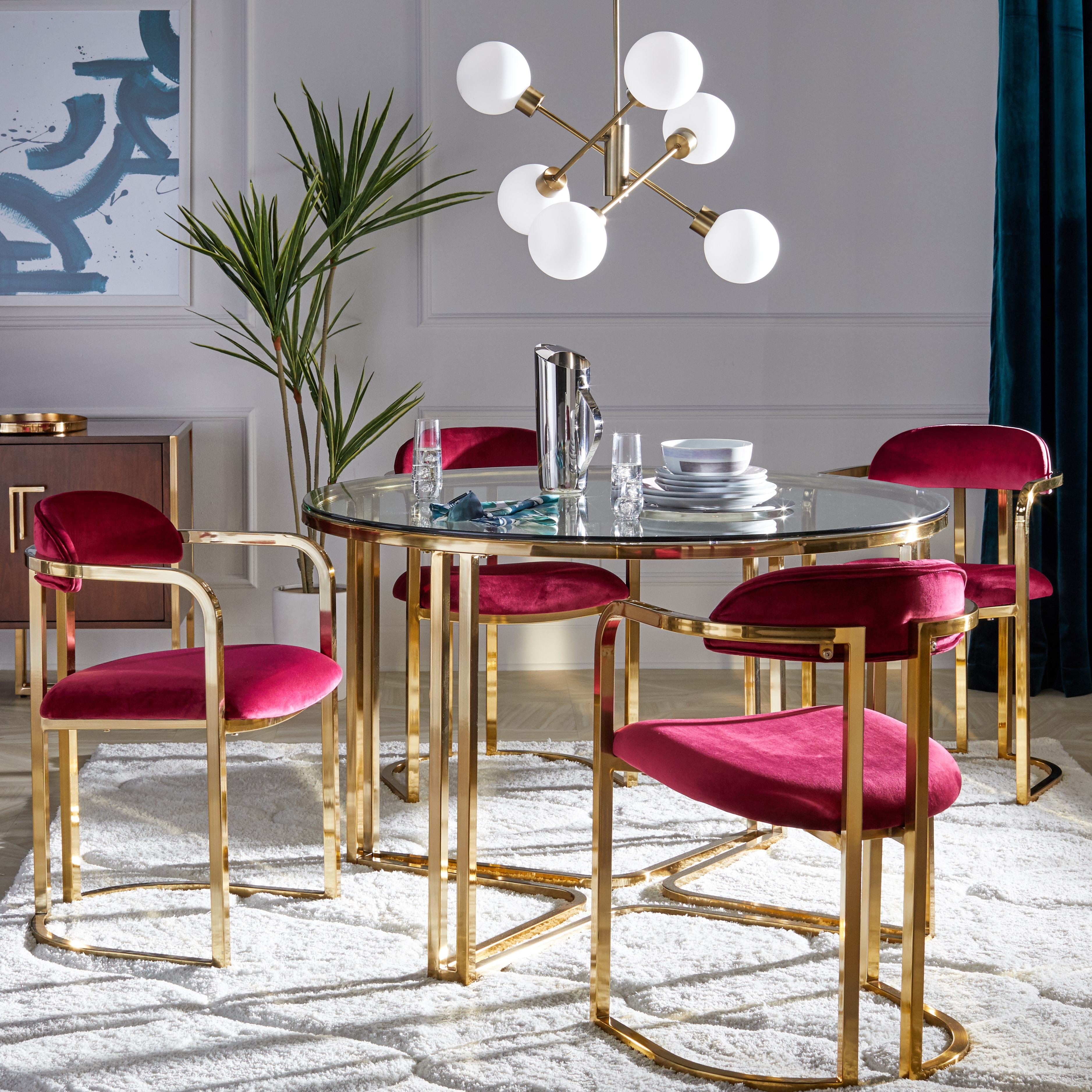 Modrn glam marion channel tufted office chair deals