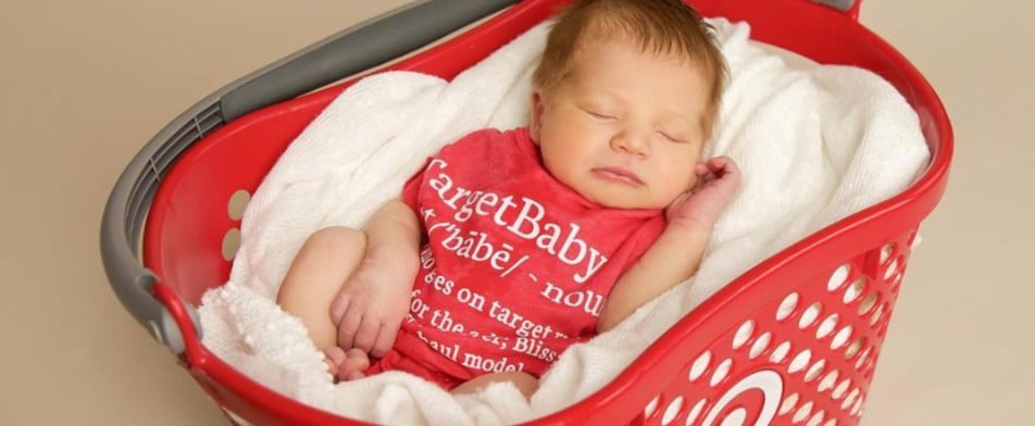 target birth announcement