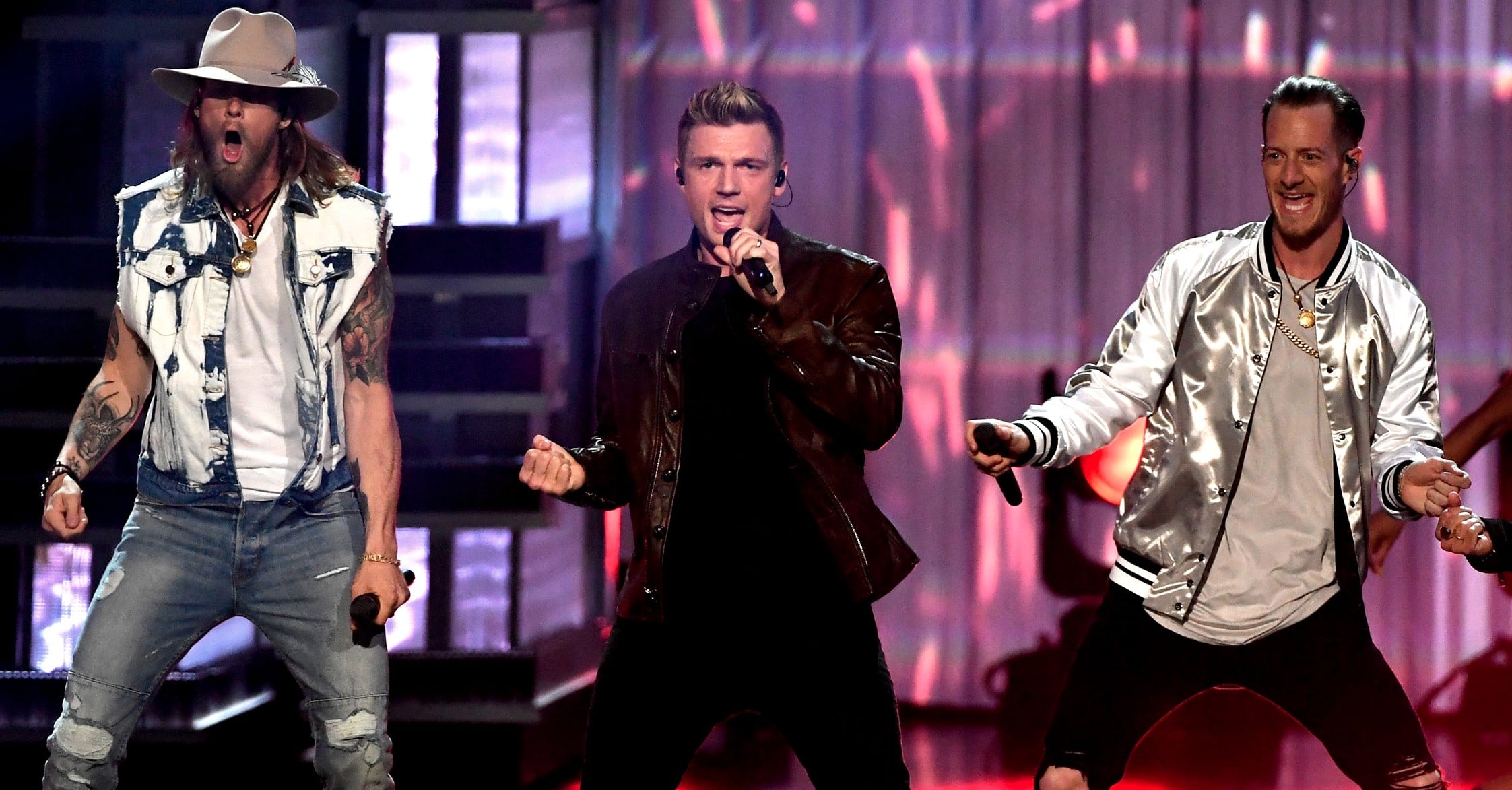 Florida Line Backstreet Boys Perform 2017 ACM Awards PS