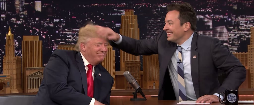 Jimmy Fallon Messes Up Donald Trump's Hair Video 2016