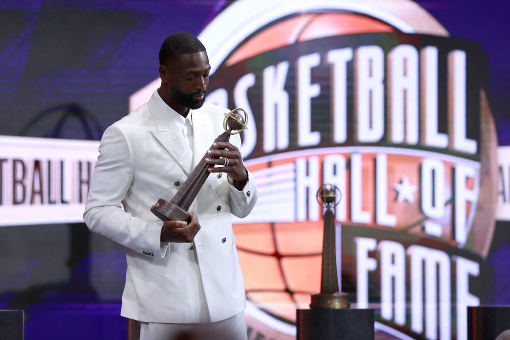 Dwyane Wade's Family at Basketball Hall of Fame Induction
