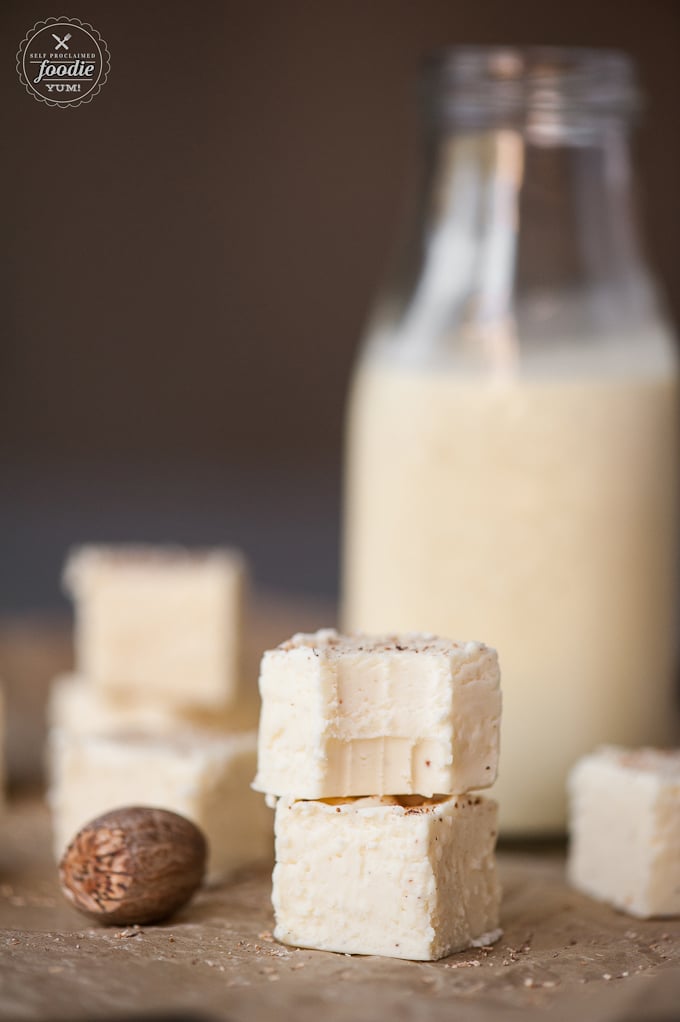 Eggnog Fudge