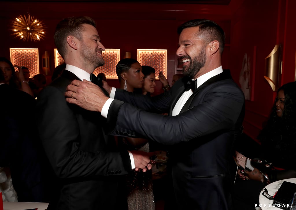 Pictured: Justin Timberlake and Ricky Martin