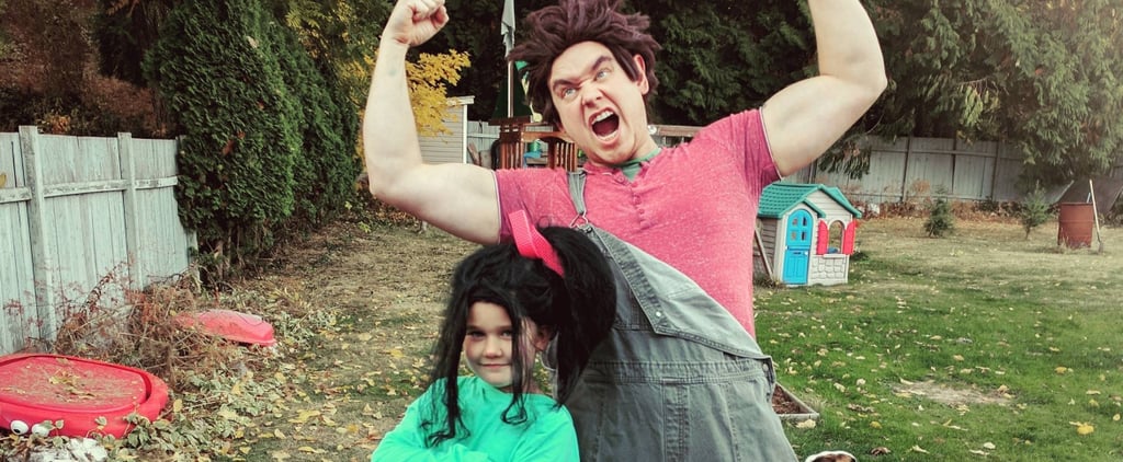 Dad and Daughter Wreck-It Ralph and Vanellope DIY Costumes