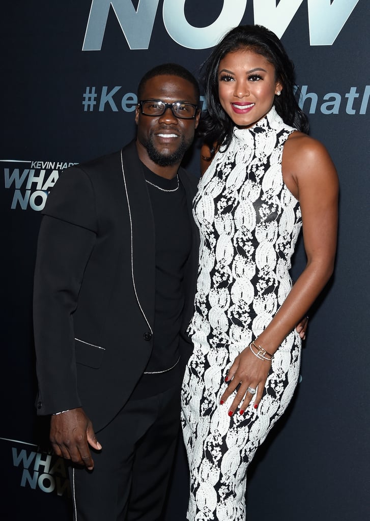 Kevin Hart and Eniko Parrish at What Now? Premiere in NYC