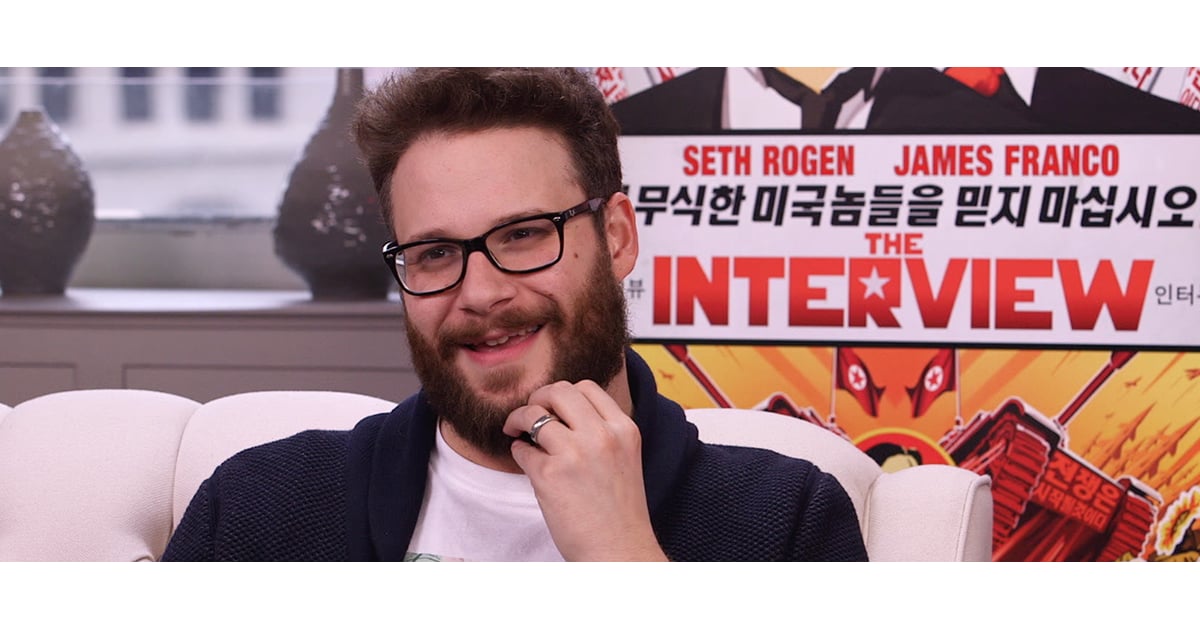 Seth Rogen Laughing POPSUGAR Celebrity