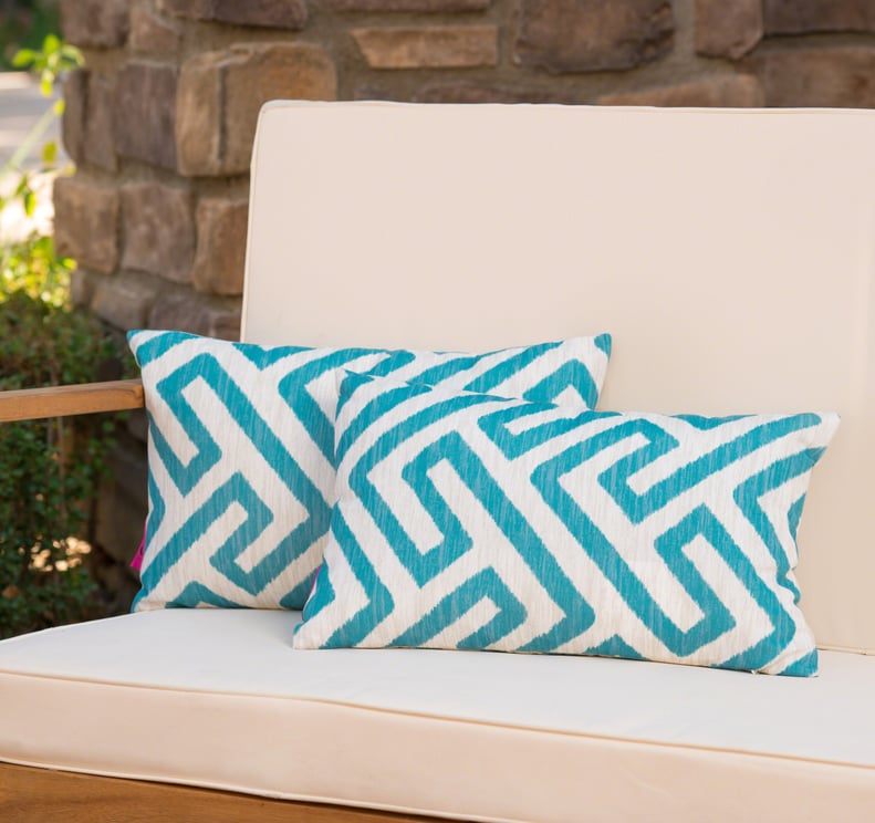 Swinford Geometric Rectangular Outdoor Lumbar Pillows