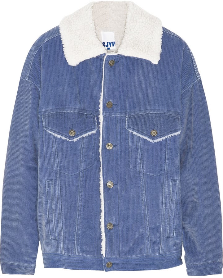 SteveJ & YoniP Faux Shearling-Lined Cotton-Corduroy Jacket Steve J & Yoni P