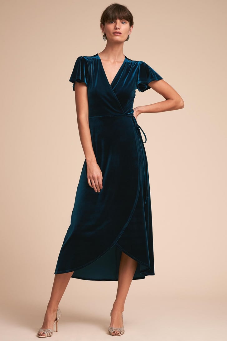Anthropologie Thrive Dress Velvet Clothes 2017 POPSUGAR Fashion Photo 7