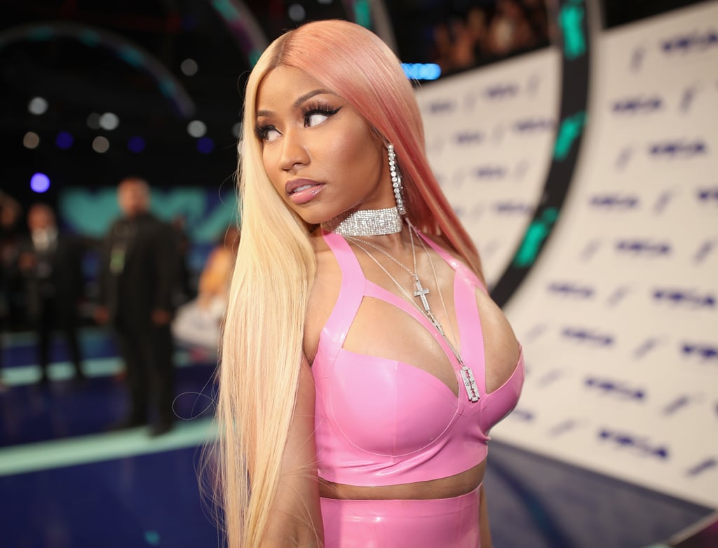 Another look shows Nicki's blonde side.