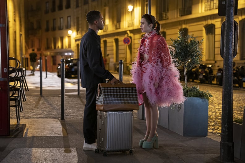 Emily's Pink Feather Cape, "Emily in Paris" Season 3, Episode 1