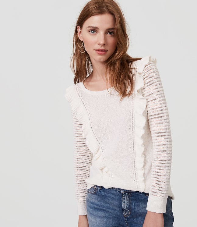 Loft Ruffle Sweater