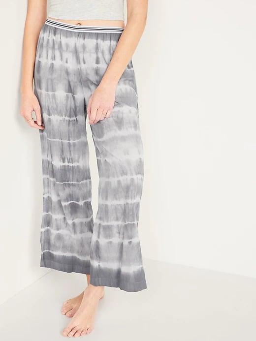 Old Navy Elastic Waist Soft Woven Wide Leg Pajama Pants 71 Old