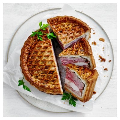 Pork, Chicken & Ham Pie