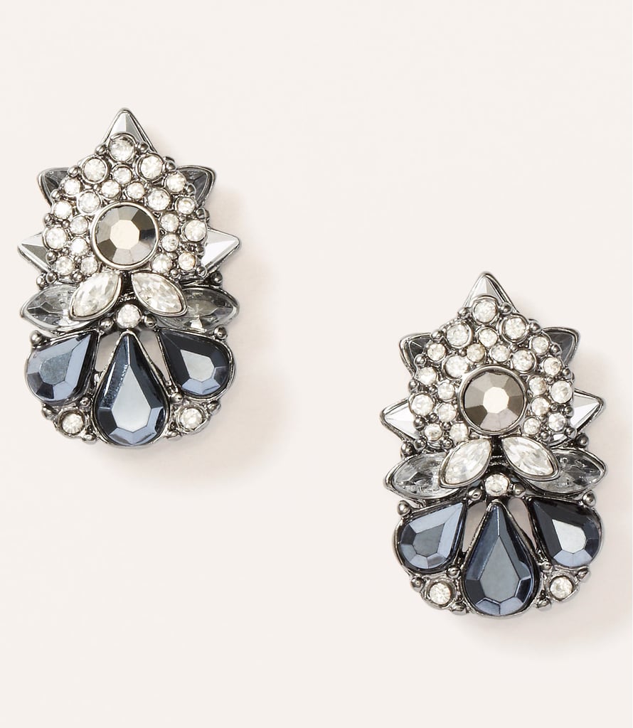 Loft Cast Crystal Statement Earrings ($30)