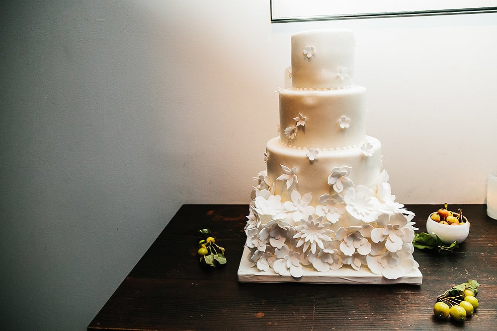 This gorgeous cake proves that fondant flowers are just as classic as the real deal.