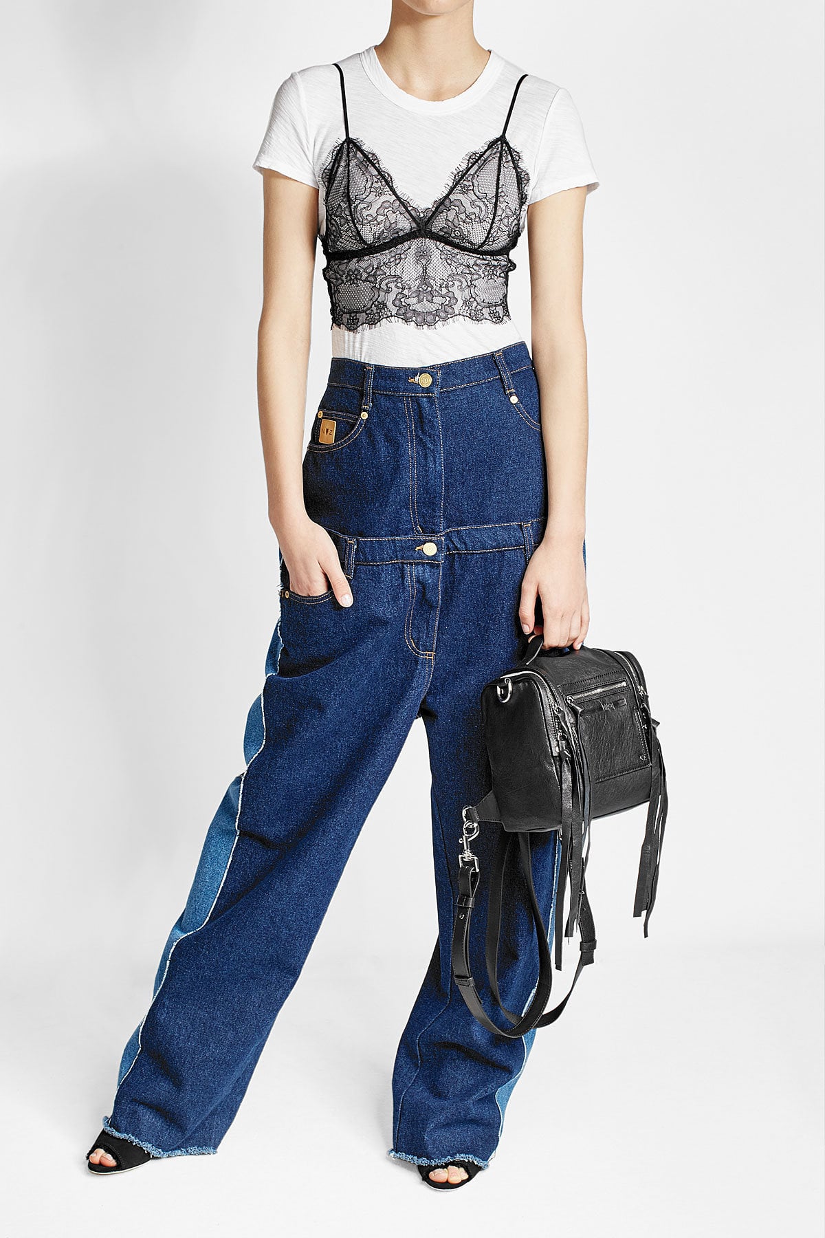 anine bing lace bralette