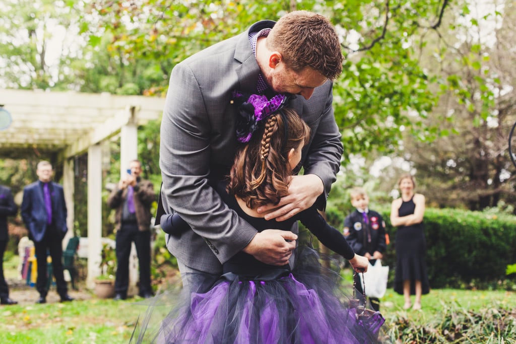 This Backyard Wedding Had Charming Rustic Halloween Decor