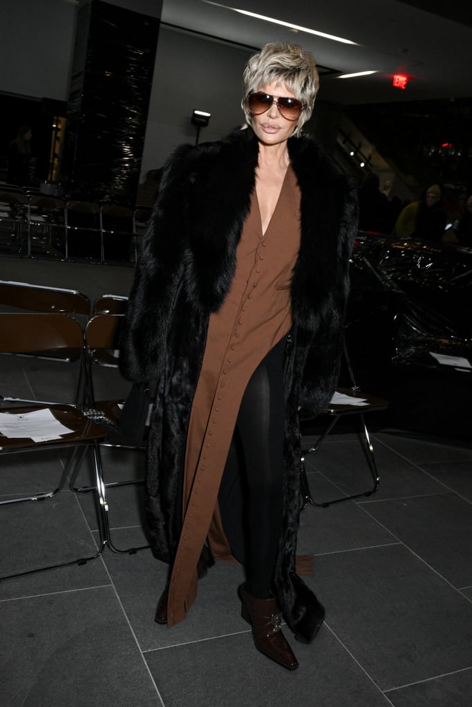 Lisa Rinna at the Luar Show at New York Fashion Week, February 2025
