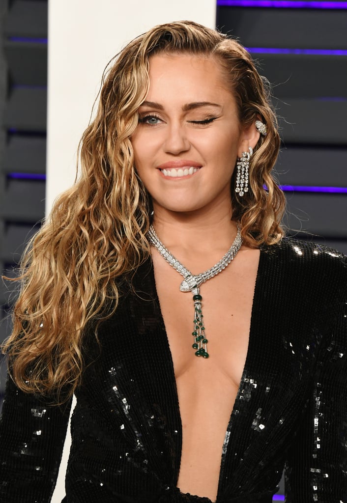 Miley Cyrus Vanity Fair Oscar Party Dress 2019