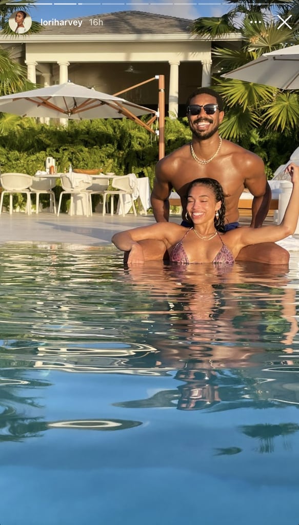 Michael B. Jordan and Lori Harvey's Romantic Vacation Photos