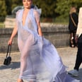 Florence Pugh Goes Braless Under a Plunging, Halter Naked Dress