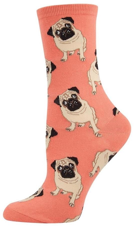 Socksmith Peach Pug Socks ($8)