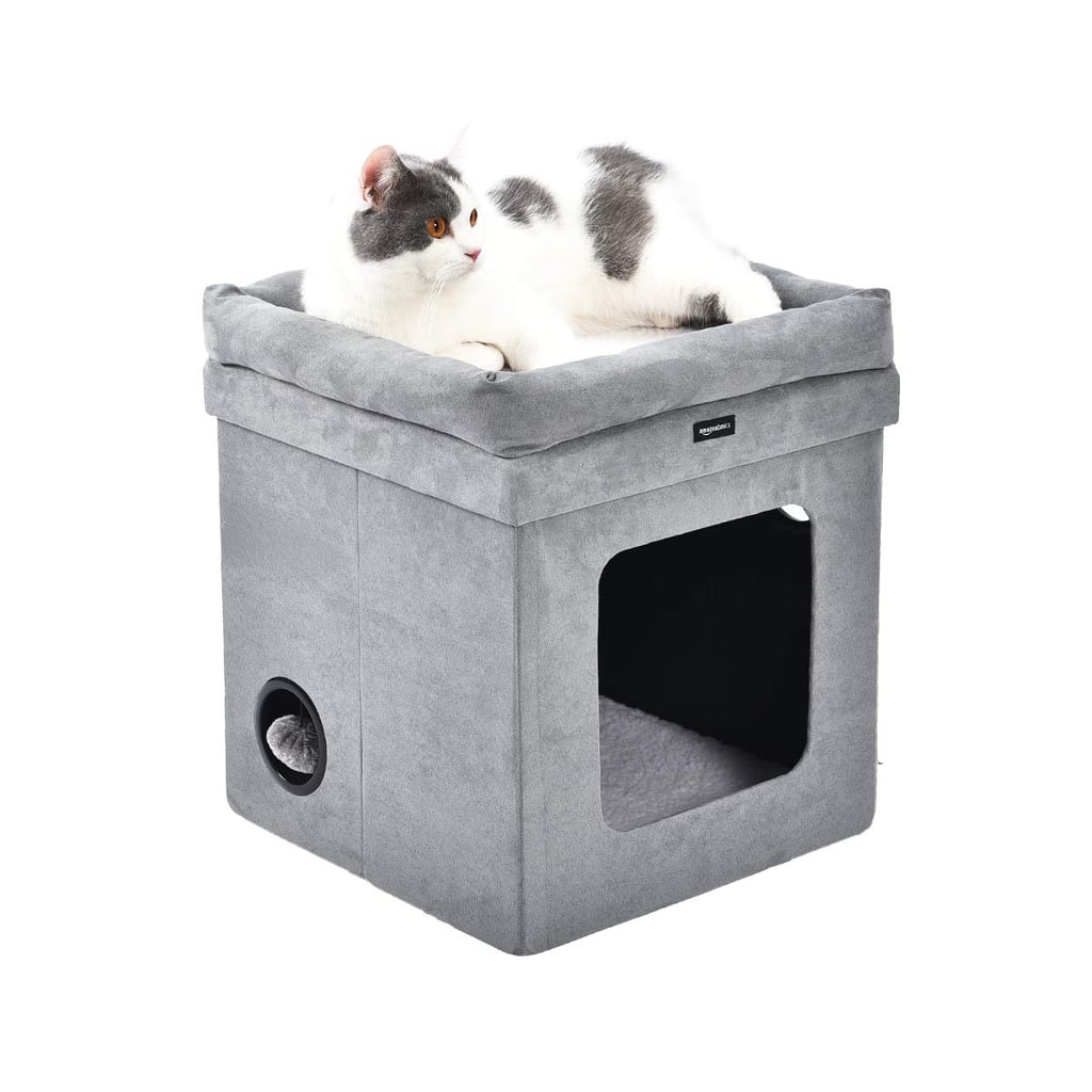 AmazonBasics Collapsible Cube Cat Bed