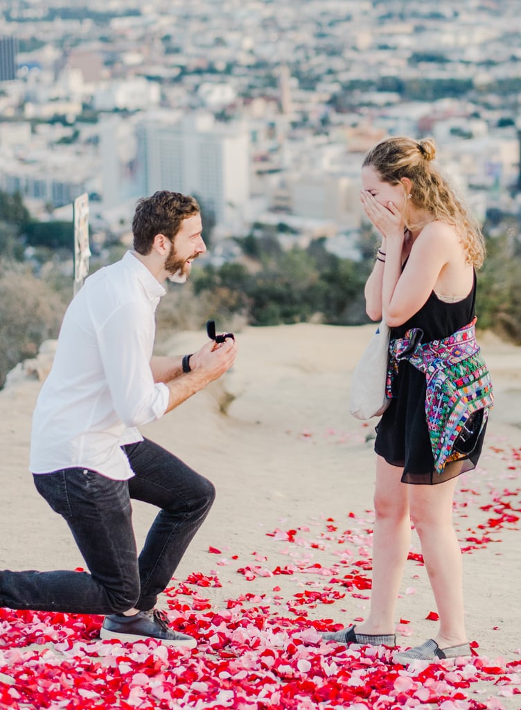 Man Proposes to His Girlfriend With 16 Dogs