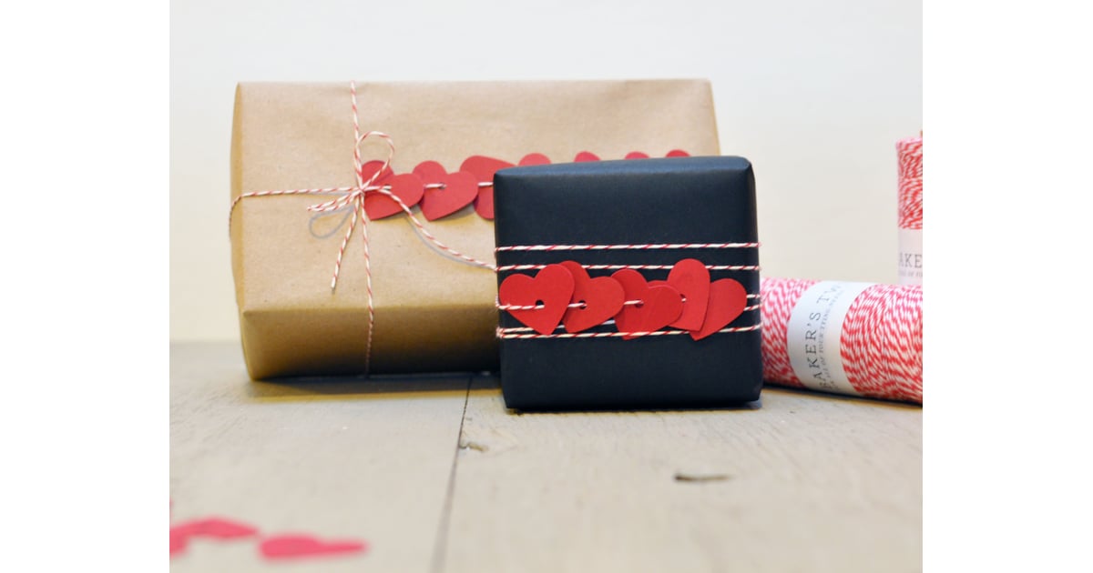 Twine and Hearts Gift Wrap DIY Gift Wrap POPSUGAR Smart Living Photo 2