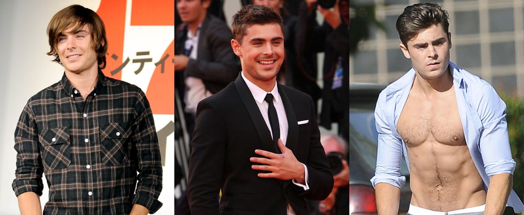Zac Efron's Evolution in Hot Pictures and GIFs