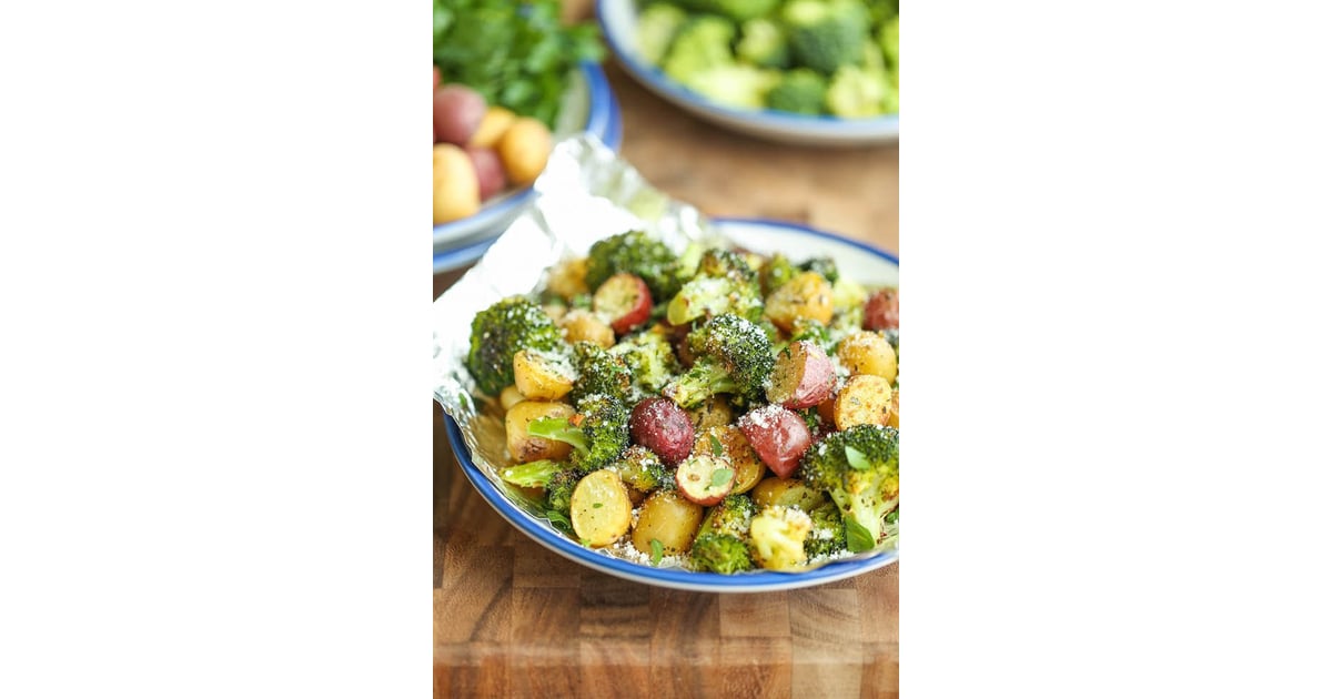 Garlic Parmesan Potatoes In Foil Happy Campers 30 Delicious Meals And Desserts To Make During Your Family Camping Trip Popsugar Family Photo 15