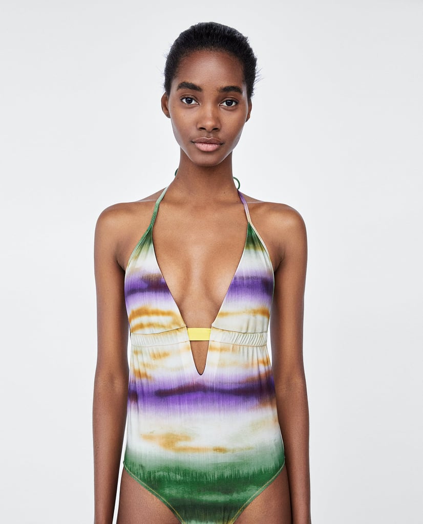 Zara Tie-Dye Print Swimsuit