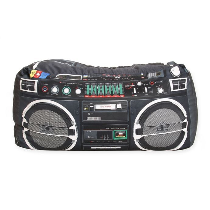 Wow Works Boombox Beanbag Chair in Black
