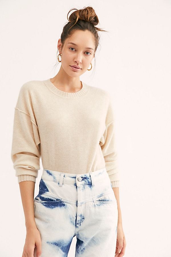 CASHMERE CREW NECK SWEATER - CASHMERE CULTURE